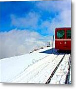 Pikes Peak Trolley Metal Print