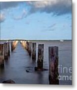 Pilings Metal Print