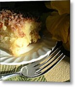 Pineapple Perfection Cake Metal Print