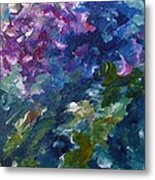 Pink Hydrangea Metal Print