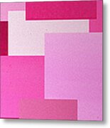 Pink On Pink Panorama 2 Metal Print