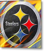Pittsburgh Steelers Football Metal Print
