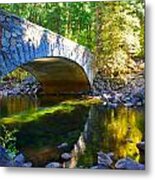 Pohono Bridge Yosemite National Park Metal Print