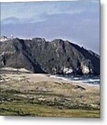 Point Sur And Lighthouse Metal Print