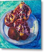 Pomegranates Metal Print