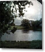 Pond On Lake Elmo Road Metal Print