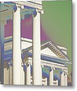 Porch Of State Capitol Richmond Va Metal Print