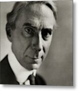 Portrait Of Bertrand Russell Metal Print