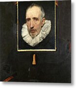 Portrait Of Cornelis Van Der Geest Metal Print