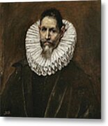 Portrait Of Jeronimo Cevallos Metal Print