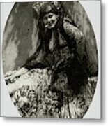 Portrait Of Maria Jeritza In Costume Metal Print