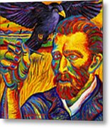Portrait  Of  Vincent  Van  Gogh Metal Print