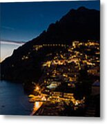 Positano Sunset Metal Print