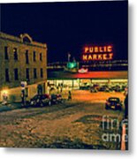 Post Alley - Pike Place Market Metal Print