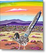 Posy The Roadrunner Metal Print