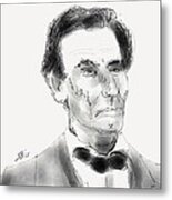 President Lincoln Metal Print