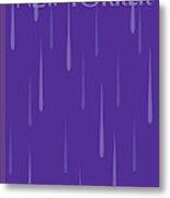 Purple Rain Metal Print