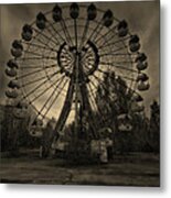 Pripyat Ferris Wheel Metal Print