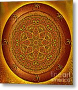 Prosperity Mandala - Mandala Art  By Giada Rossi Metal Print