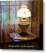 Proverbs 24 3 Through Wisdom Is An House Builded Metal Print