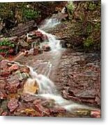 Ptarmigan Trail Waterfall No.3 Metal Print