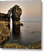 Pulpit Rock On Portland Bill Metal Print