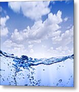 Pure Water Metal Print