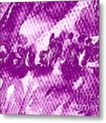 Purple Abstract Metal Print