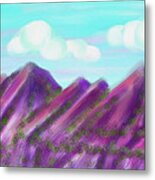 Purple Mountains Majesty Metal Print