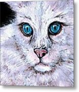 Purrrrrfect Sky Metal Print