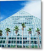 Pyramid, Moody Gardens, Galveston Metal Print