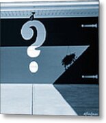 Question Mark Metal Print