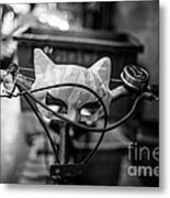 Quick To The Catmobile Metal Print