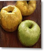 Quince And Apple Still Life Metal Print