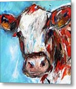 Click On Smaller Images Under Large Cow To See Some Of My Paintings And Prints Of Galway Metal Print