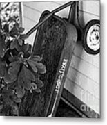 Radio Flyer Mono Metal Print