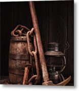 Railway Still Life Metal Print