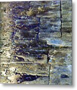 Rain - Sidewalk - Reflection 3 Metal Print