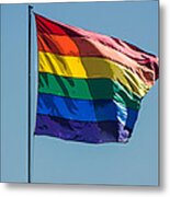 Rainbow Flag Metal Print