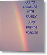 Rainbow Happiness Metal Print