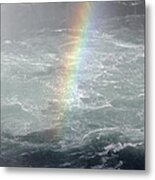 Rainbow On The Water Metal Print