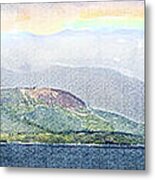 Rainbow Over The Isle Of Arran Metal Print