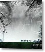 Rainy Day Farm Ver-4 Metal Print