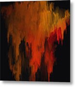 Red And Gold 1 Metal Print