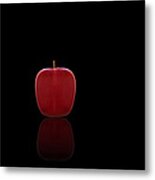 Red Apple Metal Print