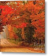 Red Archway Metal Print