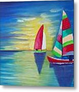 Red Sails In The Sunset Metal Print