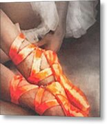 Red Shoes Metal Print
