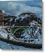 Redcliff Bridge Colorado Rockies Metal Print