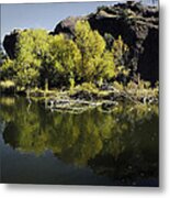 Reflections At The Lake Metal Print